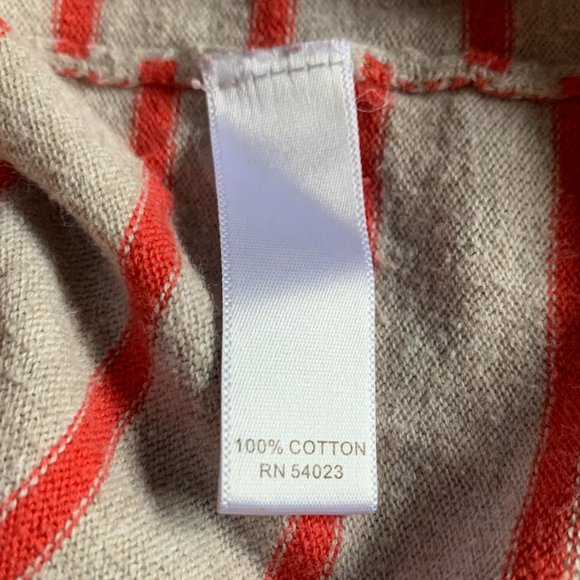 Banana Republic Orange Stripe Sweater S - Picture 5 of 5